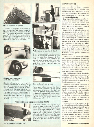 Uso Correcto de la Caladora - Abril 1973