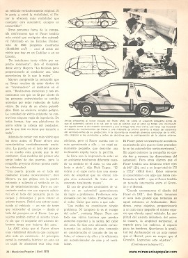 Autos más pequeños - Abril 1975