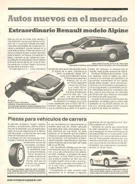 Autos nuevos en el mercado - Enero 1986