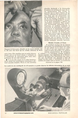 Los Metales del Mañana - Julio 1957