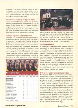 Neumáticos especiales para camionetas y deportivos/utilitarios - Julio 1999