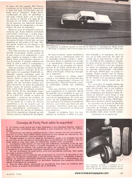 ¿210 Kph Con Estos Neumáticos? - Marzo 1968