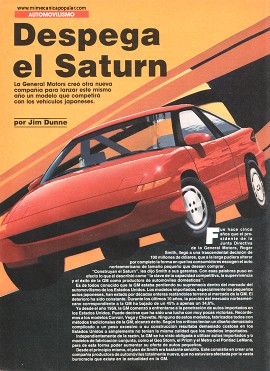 Despega el Saturn - Abril 1990