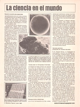 La ciencia en el mundo - Junio 1980