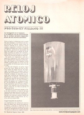 Reloj Atómico - Enero 1981