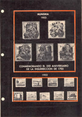 Consejos Útiles para Los Filatelistas - HUNGRIA CONMEMORANDO EL 250 ANIVERSARIO DE LA INSURRECCION DE 1703