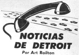 Noticias de Detroit - Enero 1960 - Por Art Railton