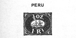 Una de las naciones pioneras en la emisión de sellos en la América, pone en circulación el 1ro. De Diciembre de 1857 el sello que nos muestra el grabado que aquí aparece