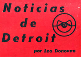 Noticias de Detroit Marzo 1954 - por Leo Donovan