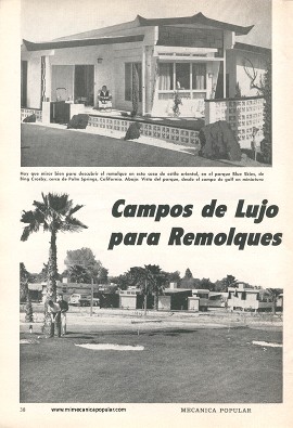 Campos de Lujo para Remolques - Septiembre 1960