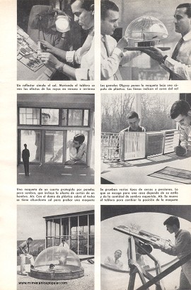 Se estudian los efectos del sol en las casas - Noviembre 1955