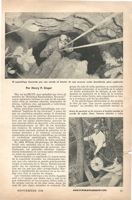 Espeleólogos Aficionados - Noviembre 1948