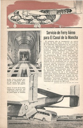 Servicio de de Ferry Aéreo para El Canal de la Mancha - Febrero 1953
