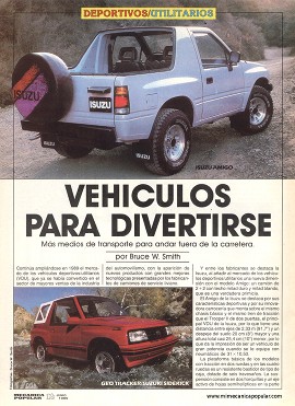 Vehículos para Divertirse - Junio 1989