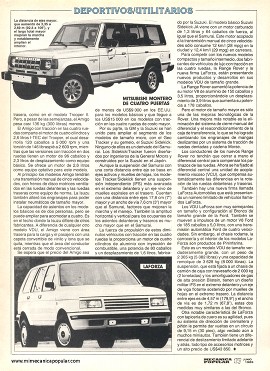 Vehículos para Divertirse - Junio 1989