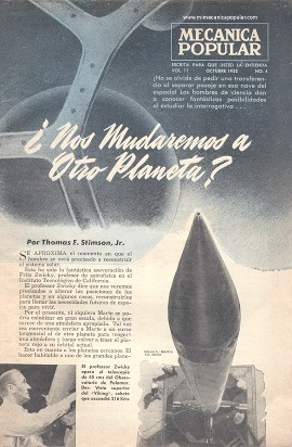 ¿Nos Mudaremos a otro Planeta? - Octubre 1952