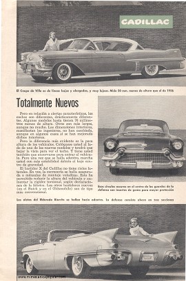 GM Ofrece Tres Coches Totalmente Nuevos - Febrero 1957