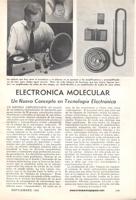 Electrónica Molecular - Septiembre 1960