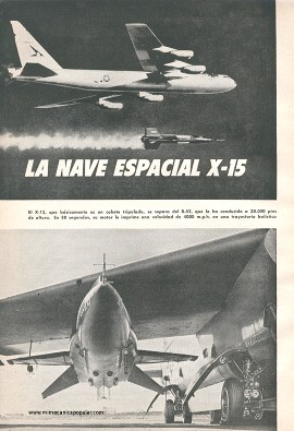 La Nave Espacial X-15 - Julio 1960