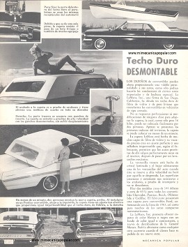 Techo Duro Desmontable - Julio 1962