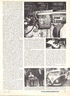 A Través de E.U.A. en un Auto Eléctrico Experimental - Abril 1969