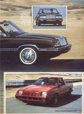 Manejando el convertible K de la Chrysler - Mayo 1982