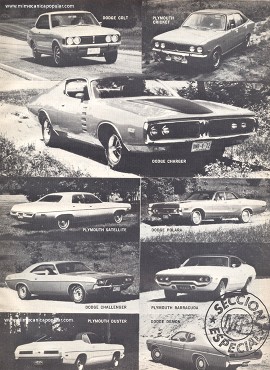 Los Autos Chrysler - Enero 1972