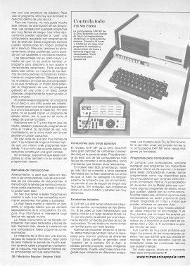 Computadoras que hablan - Octubre 1980