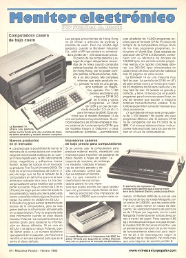 Monitor electrónico - Febrero 1986