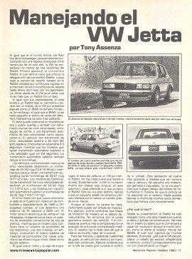 Volkswagen Jetta - Octubre 1980