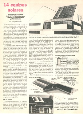 14 equipos solares - Enero 1979