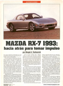 Mazda RX-7 1993 - Septiembre 1992