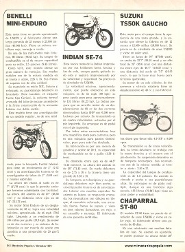Las económicas minimotos - Octubre 1973