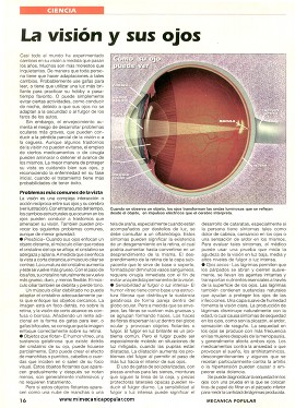 La visión y sus ojos - Marzo 1996