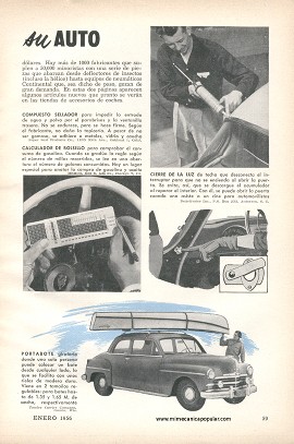 Accesorios para su Auto - Enero 1956