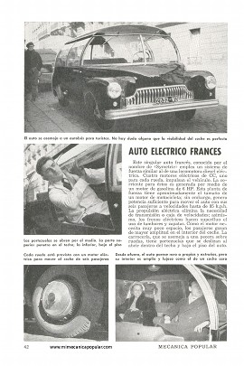 Auto Eléctrico Francés - Diciembre 1951