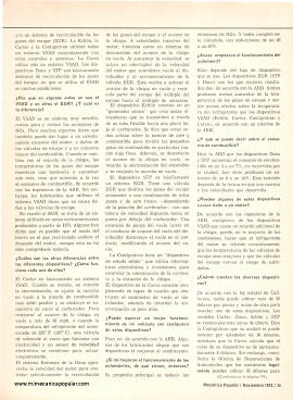 La Contaminación Amenaza al Automovilista - Noviembre 1973