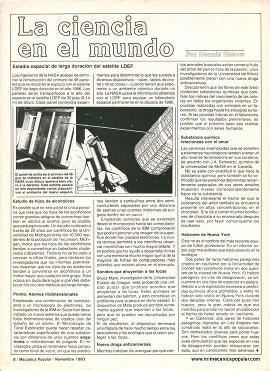 La ciencia en el mundo - Noviembre 1983