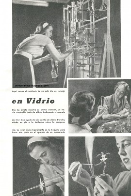 Obras de Arte en Vidrio - Septiembre 1950