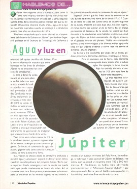 Agua y luz en Júpiter - Agosto 1997