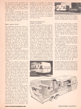 Los Vehículos Recreativos del 76 - Julio 1976