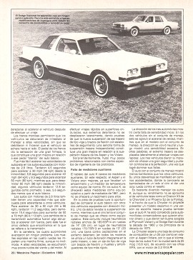 Manejando los Chrysler del 81 - Diciembre 1980
