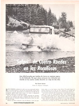 Safari de Cuatro Ruedas en las Rocallosas - Septiembre 1967