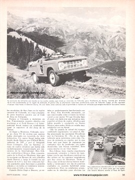 Safari de Cuatro Ruedas en las Rocallosas - Septiembre 1967