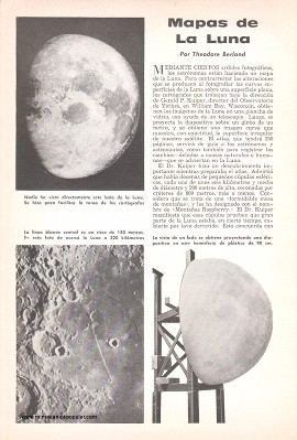 Mapas de La Luna - Agosto 1960