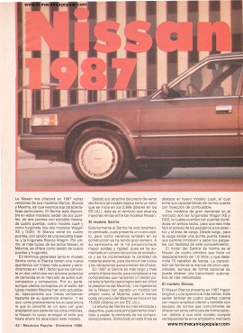 Nissan 1987 - Diciembre 1986