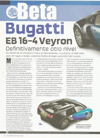 Bugatti EB 16-4 Veyron - Mayo 2004