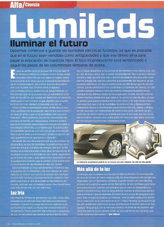Lumileds -Iluminar el futuro - Agosto 2003