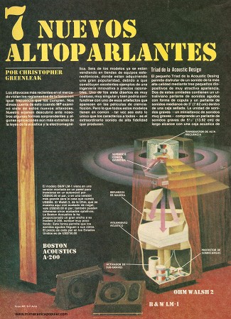 7 Nuevos Altoparlantes - Abril 1983