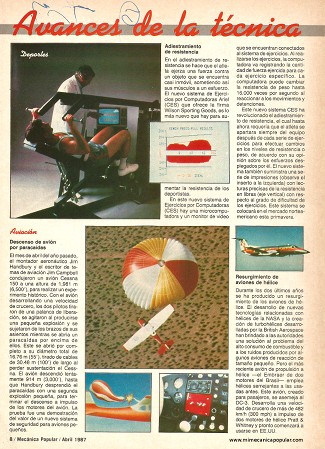 Avances... ...de la técnica - Abril 1987